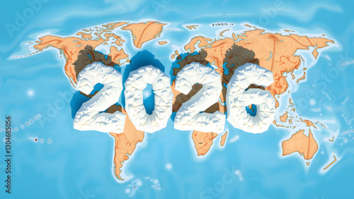 year number 2027, image symbolic, happy new year