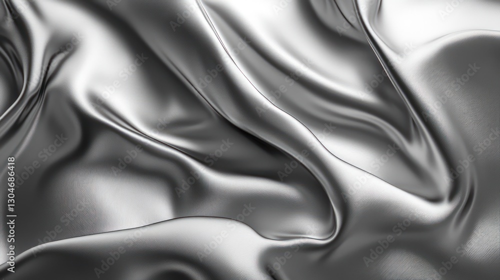 silver metallic texture background with flowing curves and subtle highlights showcasing fabric-like ripples and smooth gradients throughout surface silver metallic texture background with flowing curves and subtle highlights showcasing fabric-like ripples and smooth gradients throughout surface