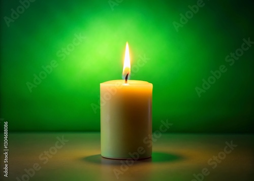 Wallpaper Mural Mystical Candlelight Glow: Green Screen Background for Compositing Torontodigital.ca