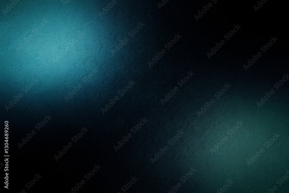 Obraz premium subtle blurred dark background with glowing teal blue light and depth