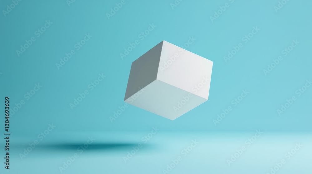 white box on blue background, mockup white box on blue background, mockup