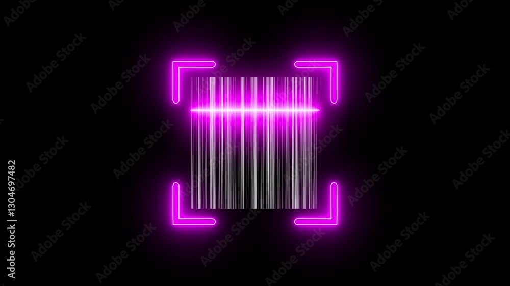A neon scanner icon animates with a glowing, sweeping light across a barcode, while the barcode scanner icon pulses as it scans, showcasing dynamic, futuristic tech. A neon scanner icon animates with a glowing, sweeping light across a barcode, while the barcode scanner icon pulses as it scans, showcasing dynamic, futuristic tech.