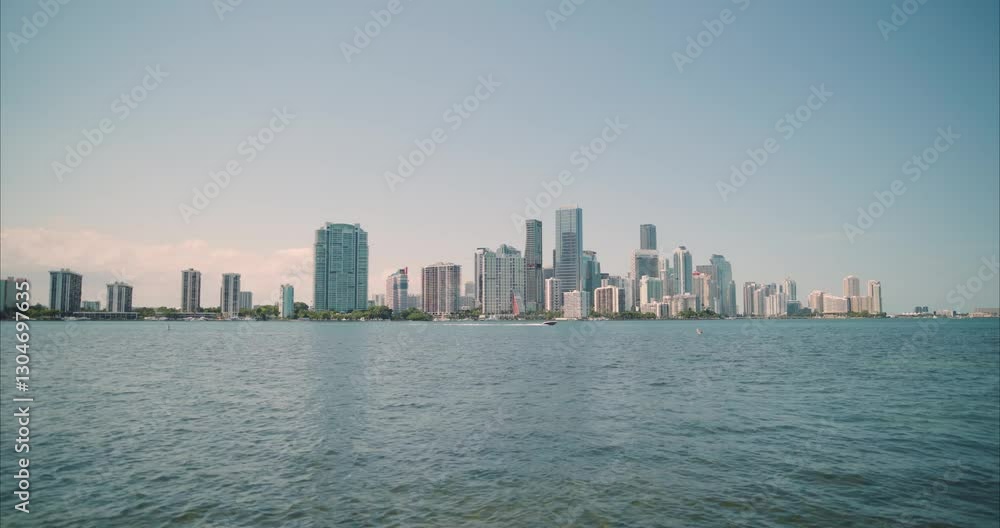 Wide static shot of buildings on the Brickell skyline in Miami, Florida. Boats crosses frame. For projects requiring longer clips in higher resolution, visit StockPlates. Wide static shot of buildings on the Brickell skyline in Miami, Florida. Boats crosses frame. For projects requiring longer clips in higher resolution, visit StockPlates.