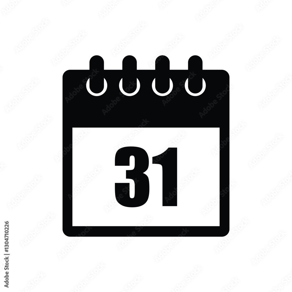 calender icon, 31 calender icon with white background calender icon, 31 calender icon with white background