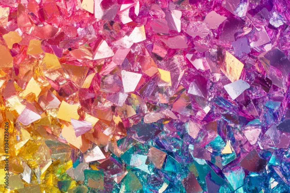 Rainbow iridescent crystal shards Rainbow iridescent crystal shards