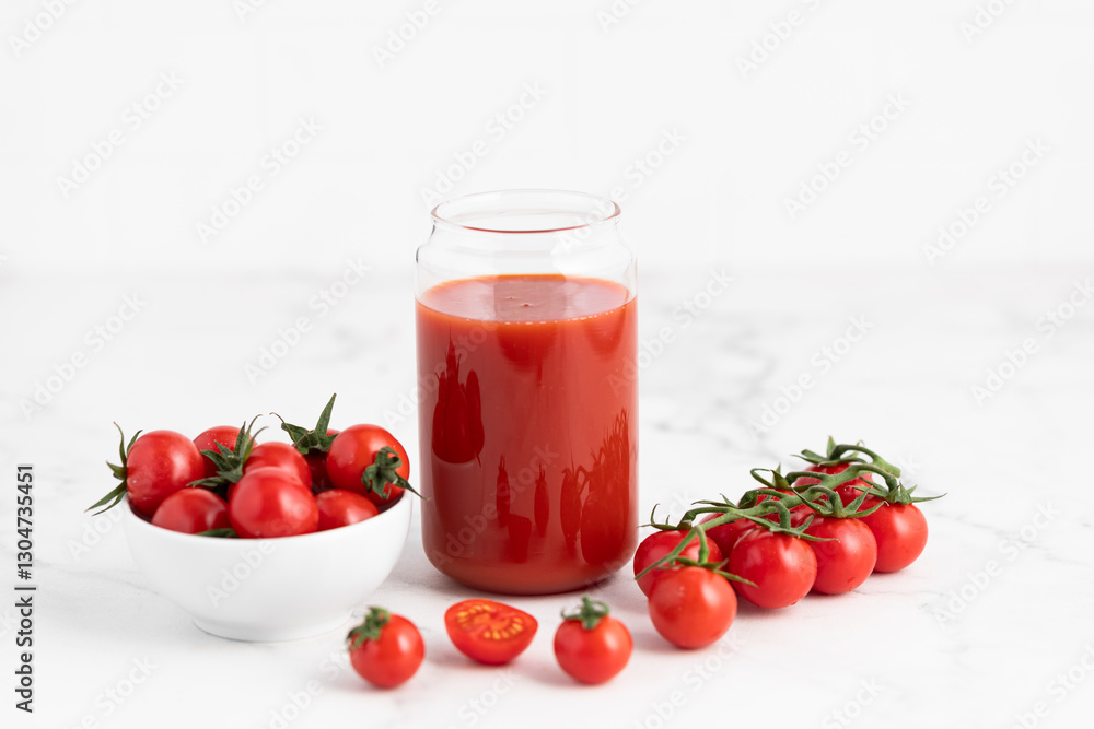 tomato juice in a glass tomato juice in a glass