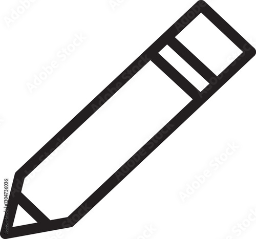 Simple outline vector icon for business, technology, communication, and finance