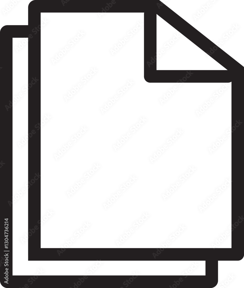 Simple outline vector icon for business, technology, communication, and finance Simple outline vector icon for business, technology, communication, and finance