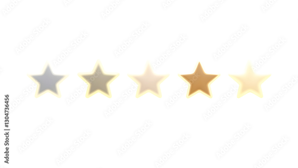 Five Star Review PNG Minimalist Design with Linear Arrangement Metallic Stars Gradient Colors Silver to Gold for Customer Satisfaction and Product Evaluation Five Star Review PNG Minimalist Design with Linear Arrangement Metallic Stars Gradient Colors Silver to Gold for Customer Satisfaction and Product Evaluation
