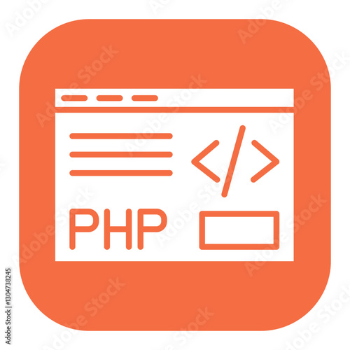 PHP Coding Icon