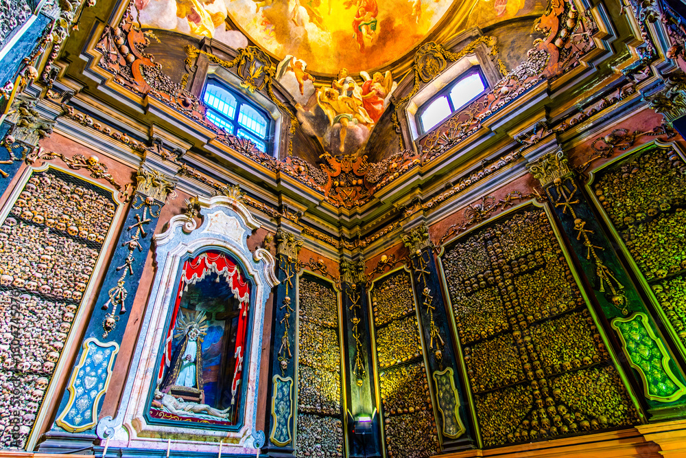 Ossuary of San Bernardino alle Ossa Church in Milan, Italy