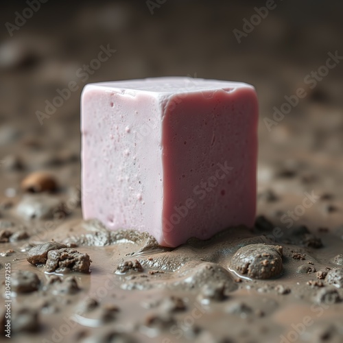 Neon Block, Muddy Bank, Soft Pink & Lavender