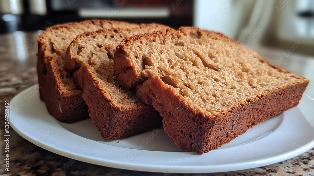 Brown bread which was recently prepared on a lovely backdrop Brown bread which was recently prepared on a lovely backdrop