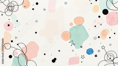 Whimsical Doodle Art Journaling Backgrounds for Inspiration