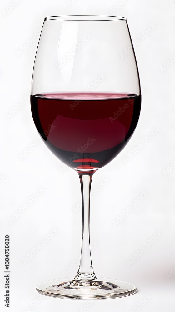 A elegant glass of red wine showcasing deep hues and a graceful stem. A elegant glass of red wine showcasing deep hues and a graceful stem.