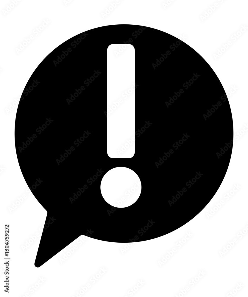 Exclamation mark rounded icon Exclamation mark rounded icon
