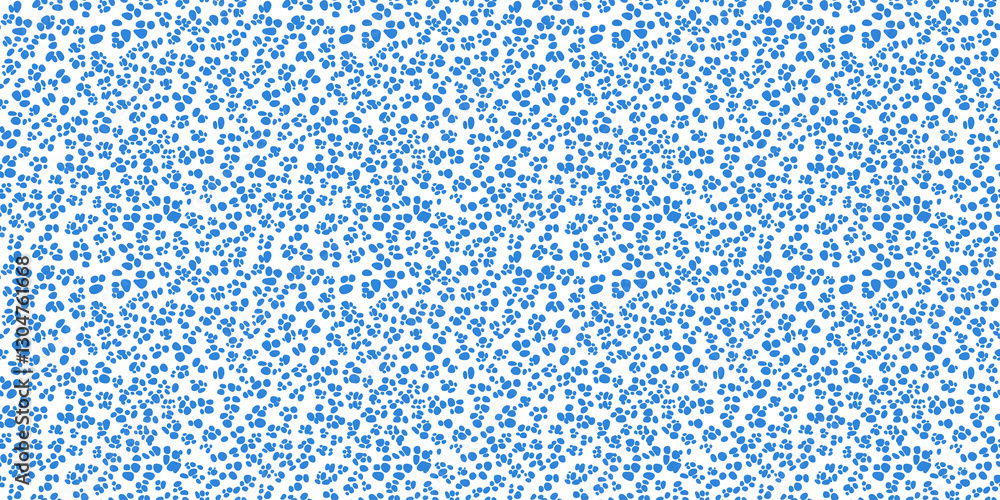 Seamless blue paw print pattern for various design applications and creative projects. background paw Seamless blue paw print pattern for various design applications and creative projects. background paw