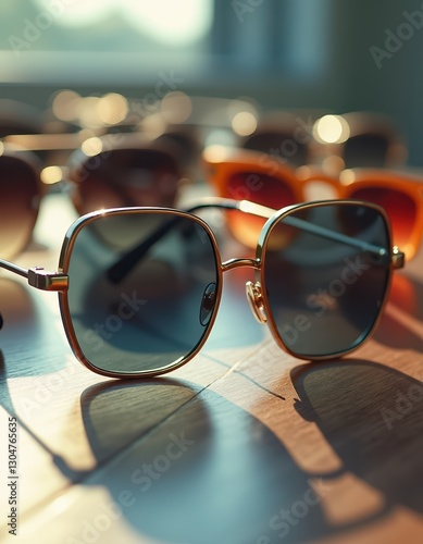 Sunglasses Featuring Metallic Frame