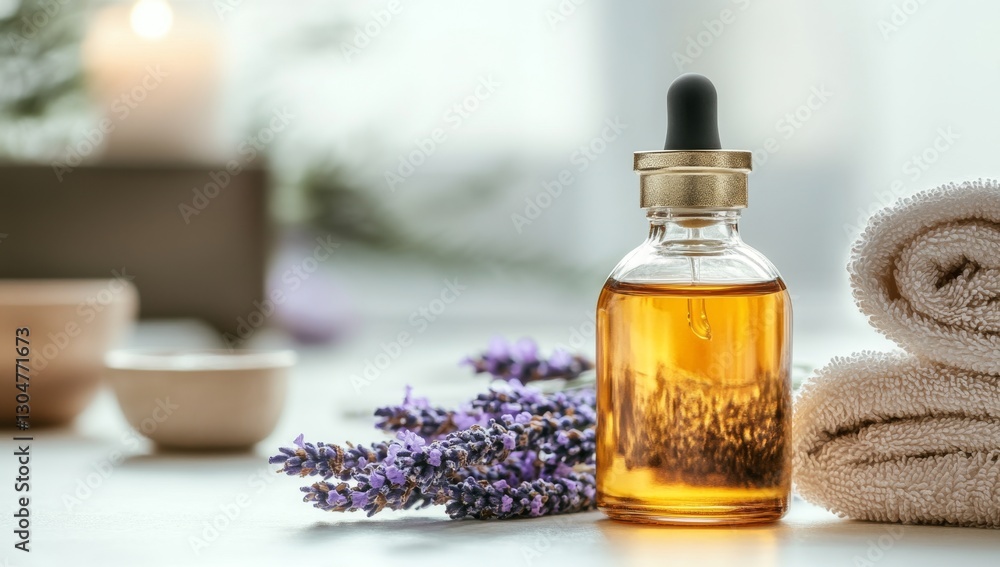 Lavender aromatherapy oil, spa setting (1) Lavender aromatherapy oil, spa setting (1)