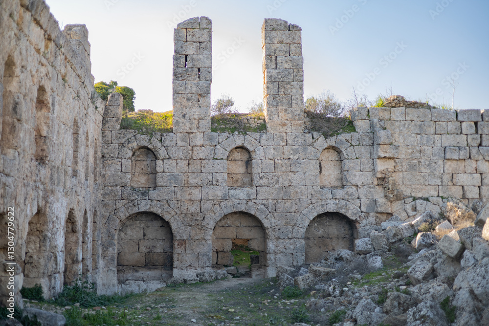 Obraz premium Architectural elements of historical buildings