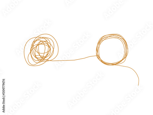 messy thread to regular thread