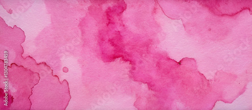 Abstract pink watercolor paper background texture