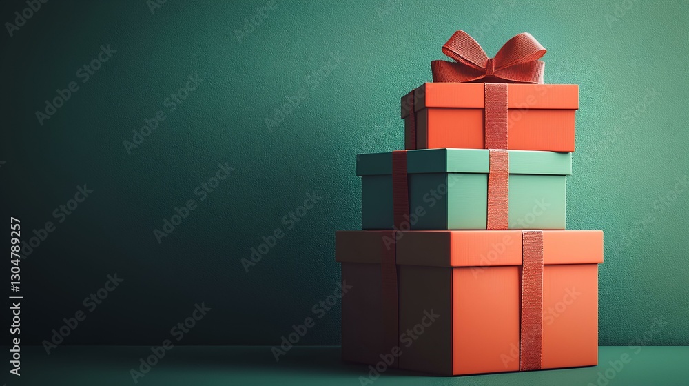 Obraz premium gift boxes, captured professional color grading, natural colors