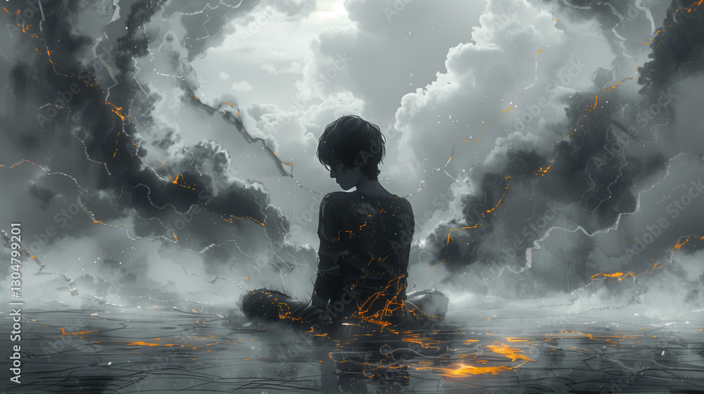 Obraz premium Depression