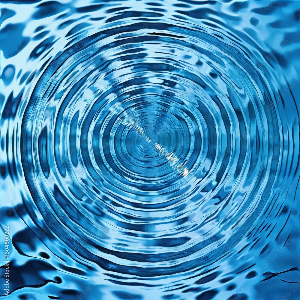 an AI Image Generator, Abstract Rippling Water Background With Circular Wave an AI Image Generator, Abstract Rippling Water Background With Circular Wave