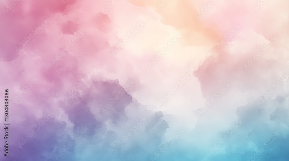 Fototapeta premium Elegant Pastel Wave Gradient with Silk-like Texture, Premium Pink to Blue Flowing Background, Luxury Abstract Design for Modern Beauty Branding 