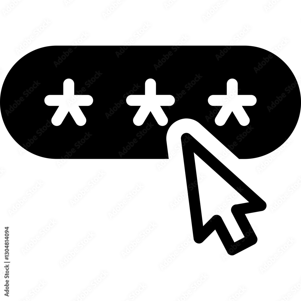 Fototapeta premium Password Icon