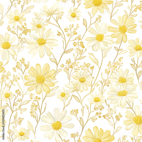 flowers and leaves in pictures illustrator2D