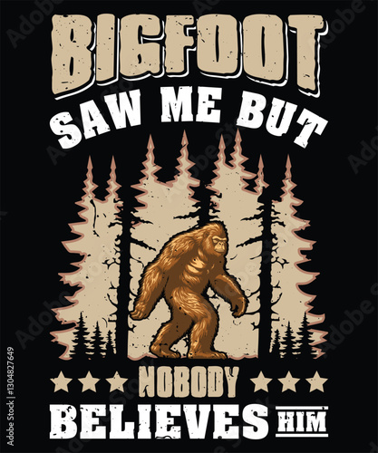 Bigfoot saw me but nobody believes him