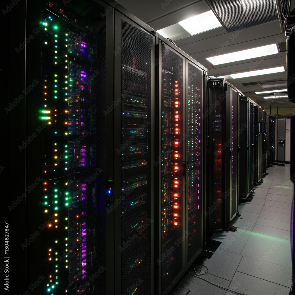 Server Room Infrastructure: A Datacenter View with Illuminated Servers for High Performance Computing Server Room Infrastructure: A Datacenter View with Illuminated Servers for High Performance Computing