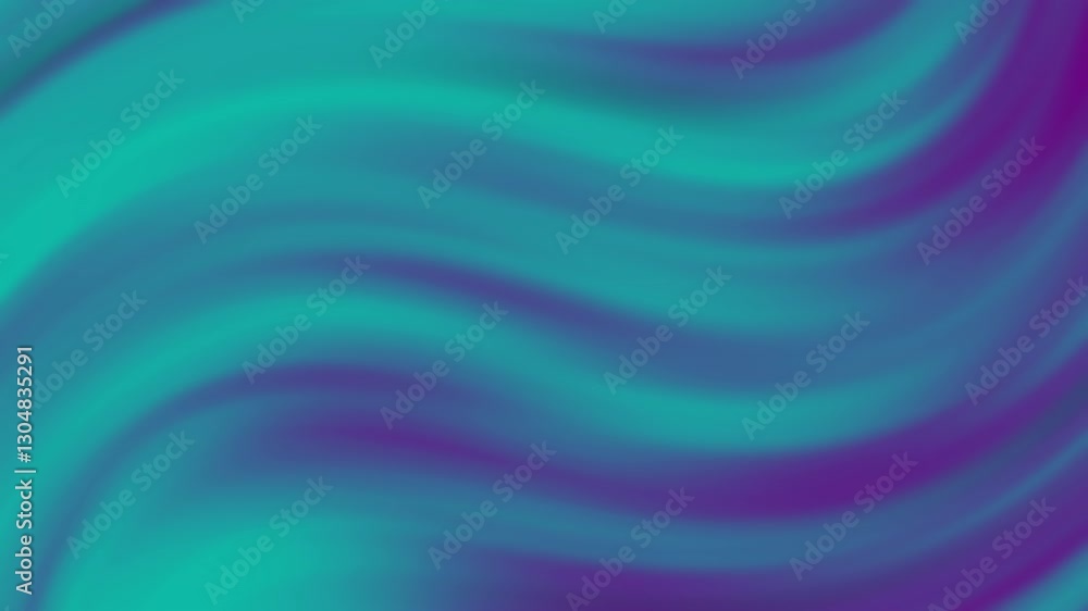 Smooth Gradient Motion Background with Fluid Waves in Turquoise and Purple, Ideal for Modern Designs and Creative Projects Smooth Gradient Motion Background with Fluid Waves in Turquoise and Purple, Ideal for Modern Designs and Creative Projects