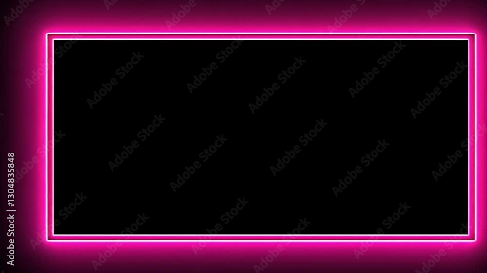Neon Pink Frame Background: Vibrant and Modern Design Neon Pink Frame Background: Vibrant and Modern Design