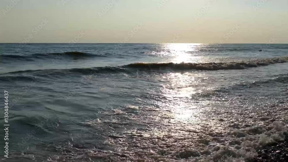 Beach,sea surface waves in nature, amazing nature background. Blue color of the water and beautiful bright. Stock video footage of azure beach with turquoise waves and clear water of ocean at sunny Beach,sea surface waves in nature, amazing nature background. Blue color of the water and beautiful bright. Stock video footage of azure beach with turquoise waves and clear water of ocean at sunny