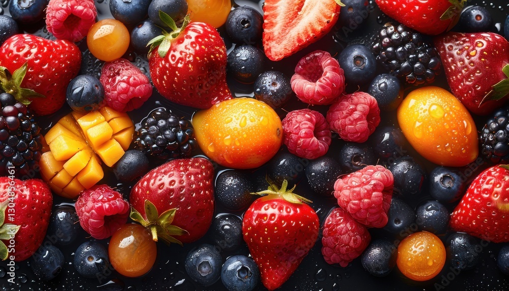 Obraz premium fruit background