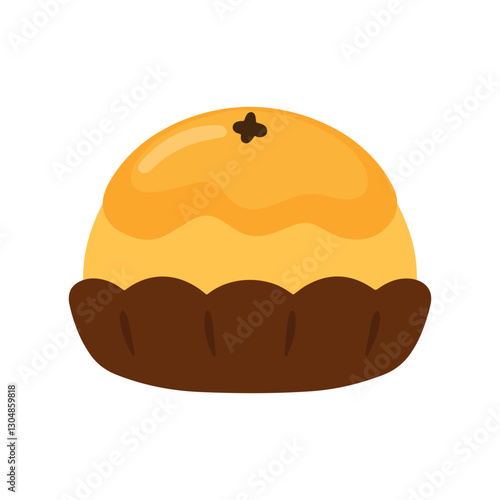 Nastar Indonesian Kue Kering for Lebaran Idul Fitri Vector Illustration