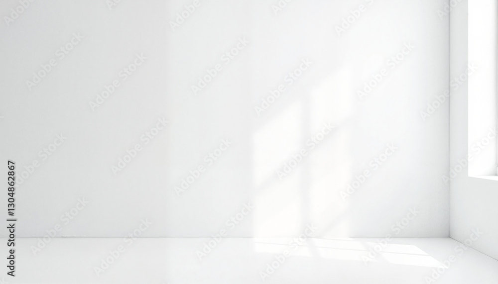 White wall background in minimalist indoor setting, clean and simple, copy space White wall background in minimalist indoor setting, clean and simple, copy space