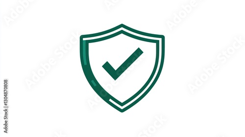 Green shield graphic with checkmark, security concept, digital illustration Free Download Green shield graphic with checkmark, security concept, digital illustration - GFXLoad