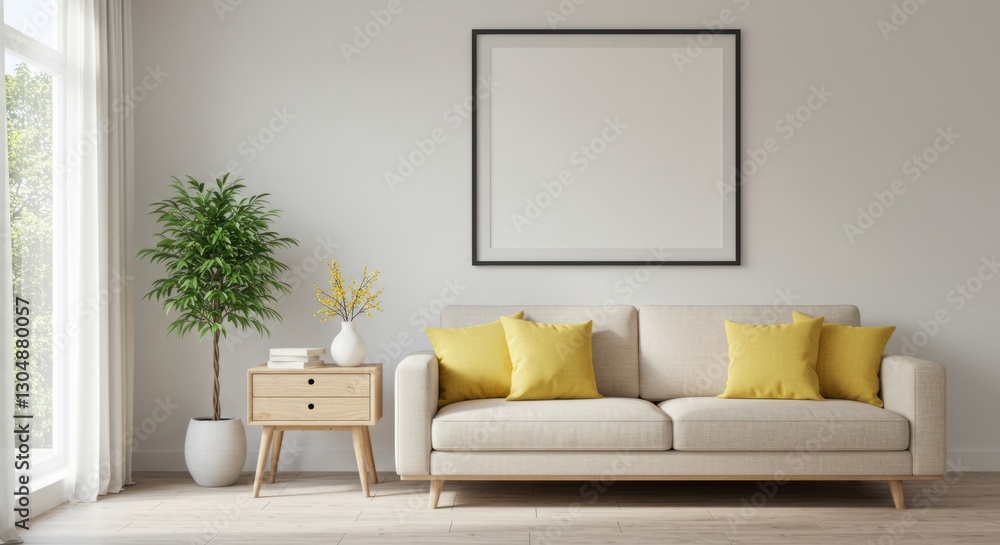 Cozy Living Room with Modern Minimalism Cozy Living Room with Modern Minimalism