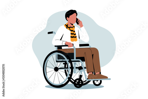 disabled man in wheelchair