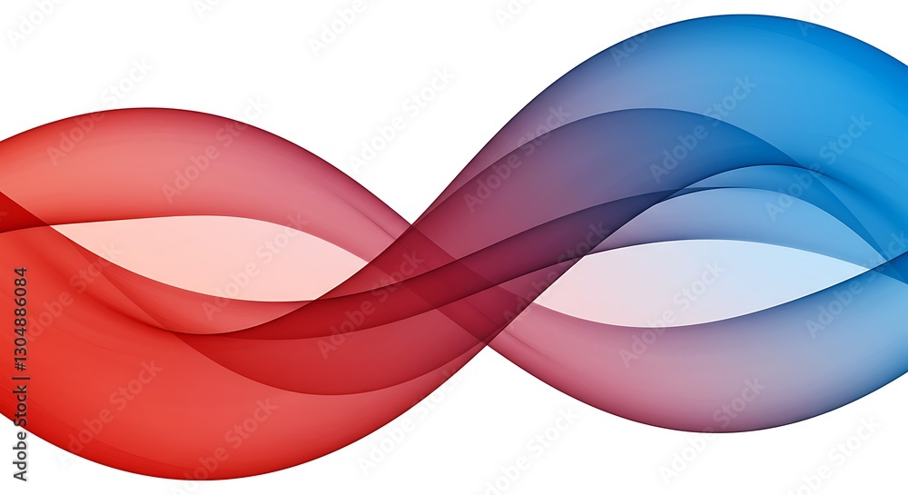 Naklejka premium A creatively designed background image featuring blue, red, and white. 