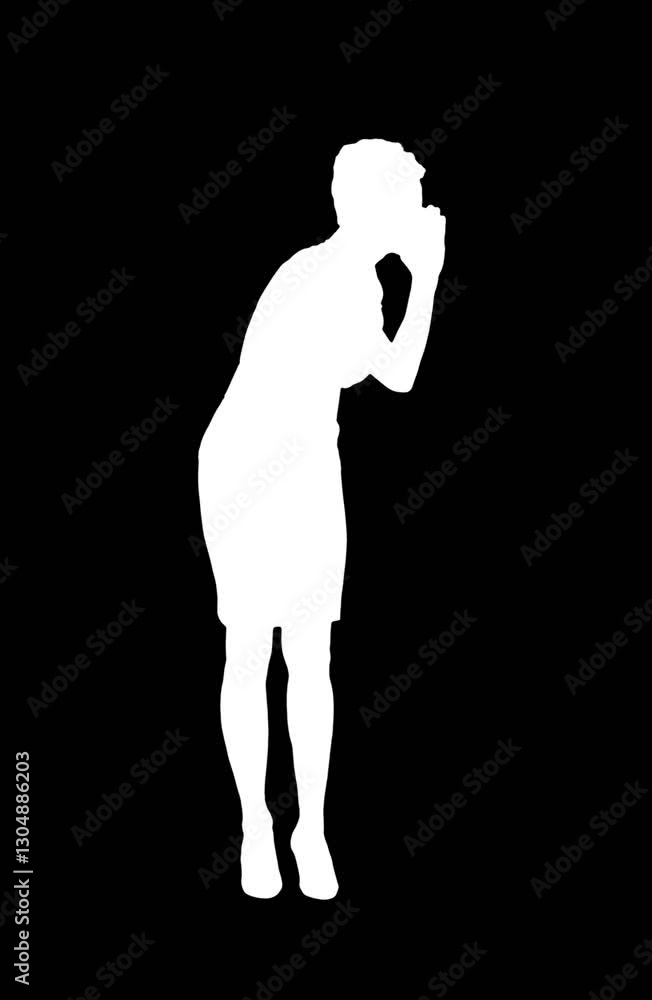 silhouette of a woman silhouette of a woman