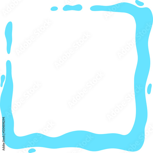 Water Square Frame