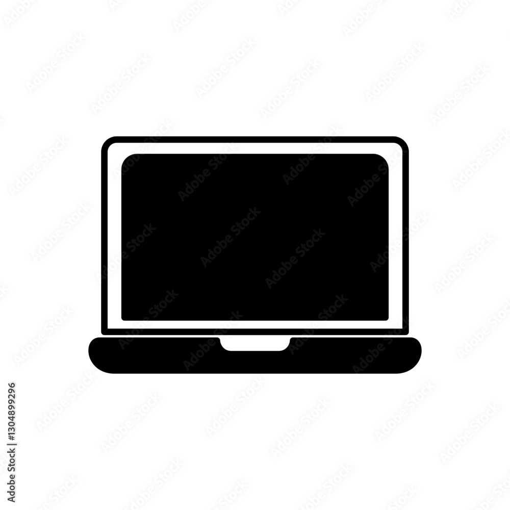 laptop icon, simple flat style, logo template sign symbol vector illustration pictogram, for ui or ux isolated on white for mobile app, editable laptop icon, simple flat style, logo template sign symbol vector illustration pictogram, for ui or ux isolated on white for mobile app, editable