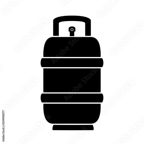 lpg gas cylinder icon, simple flat style, vector illustration symbol sign logo template pictogram, for ui or ux isolated on white for mobile app, editable