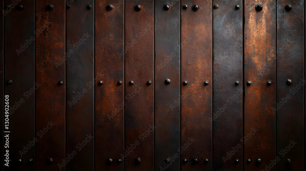 An intricate wooden wall featuring rich textures and metallic accents that create a striking visual appeal. An intricate wooden wall featuring rich textures and metallic accents that create a striking visual appeal.