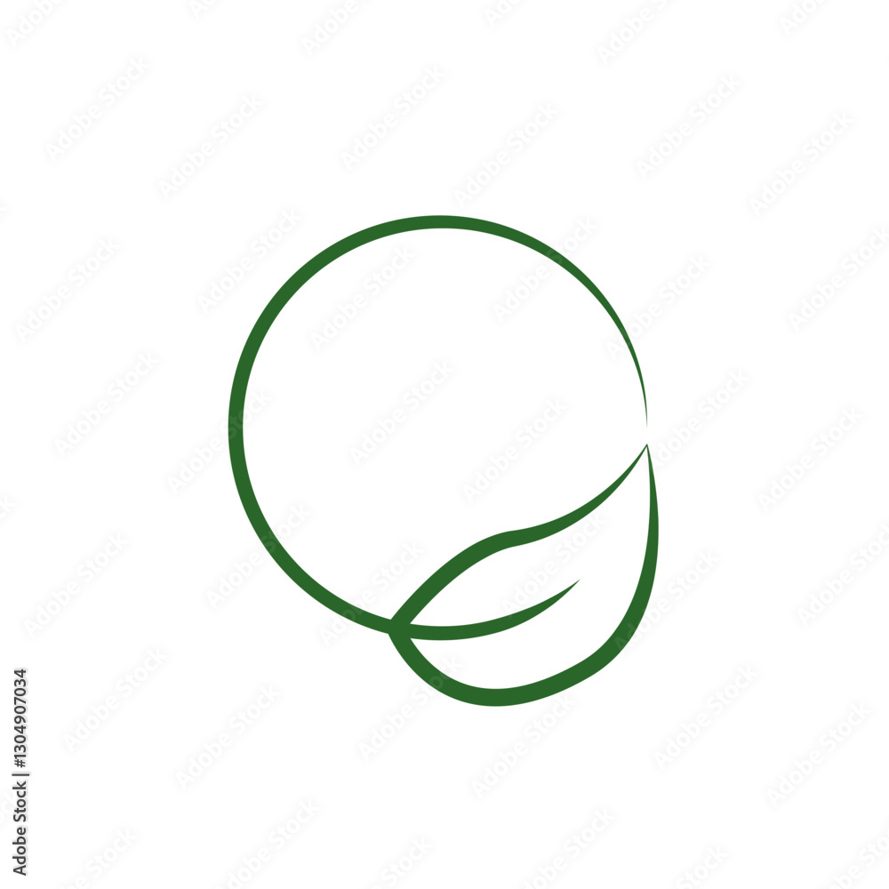 circular leaf icon, simple flat style, illustration, logo sign symbol pictogram template, for ui or ux isolated on white for mobile app, editable circular leaf icon, simple flat style, illustration, logo sign symbol pictogram template, for ui or ux isolated on white for mobile app, editable